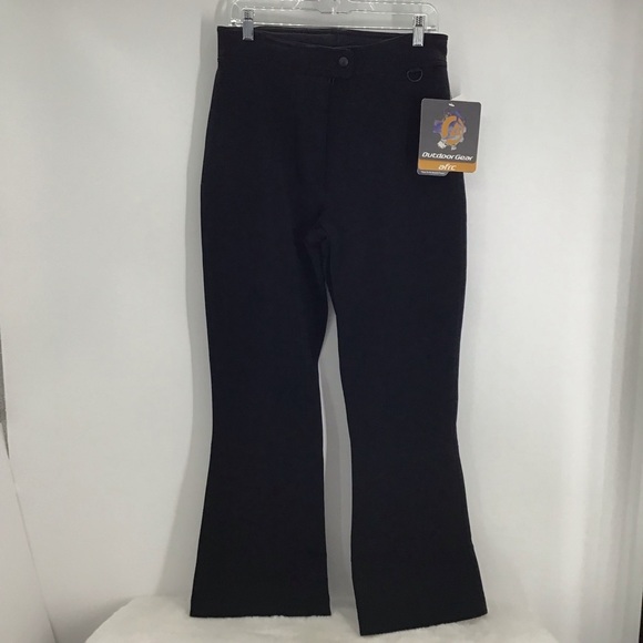 AFRC Outdoor Gear Women’s 4-Way stretch Insulated Ski Pants NWT Black Size 12 - Picture 11 of 11